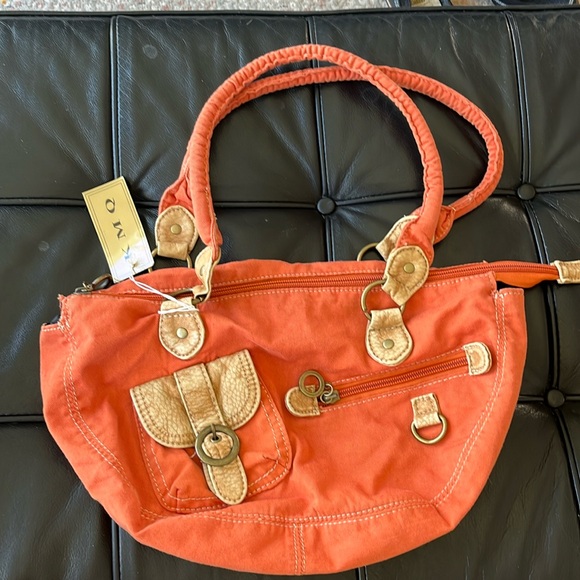kmq Handbags - NWT Orange Shoulder Bag